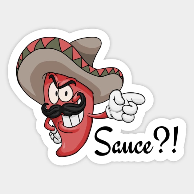 Sauce?! Sticker by Pipa's design